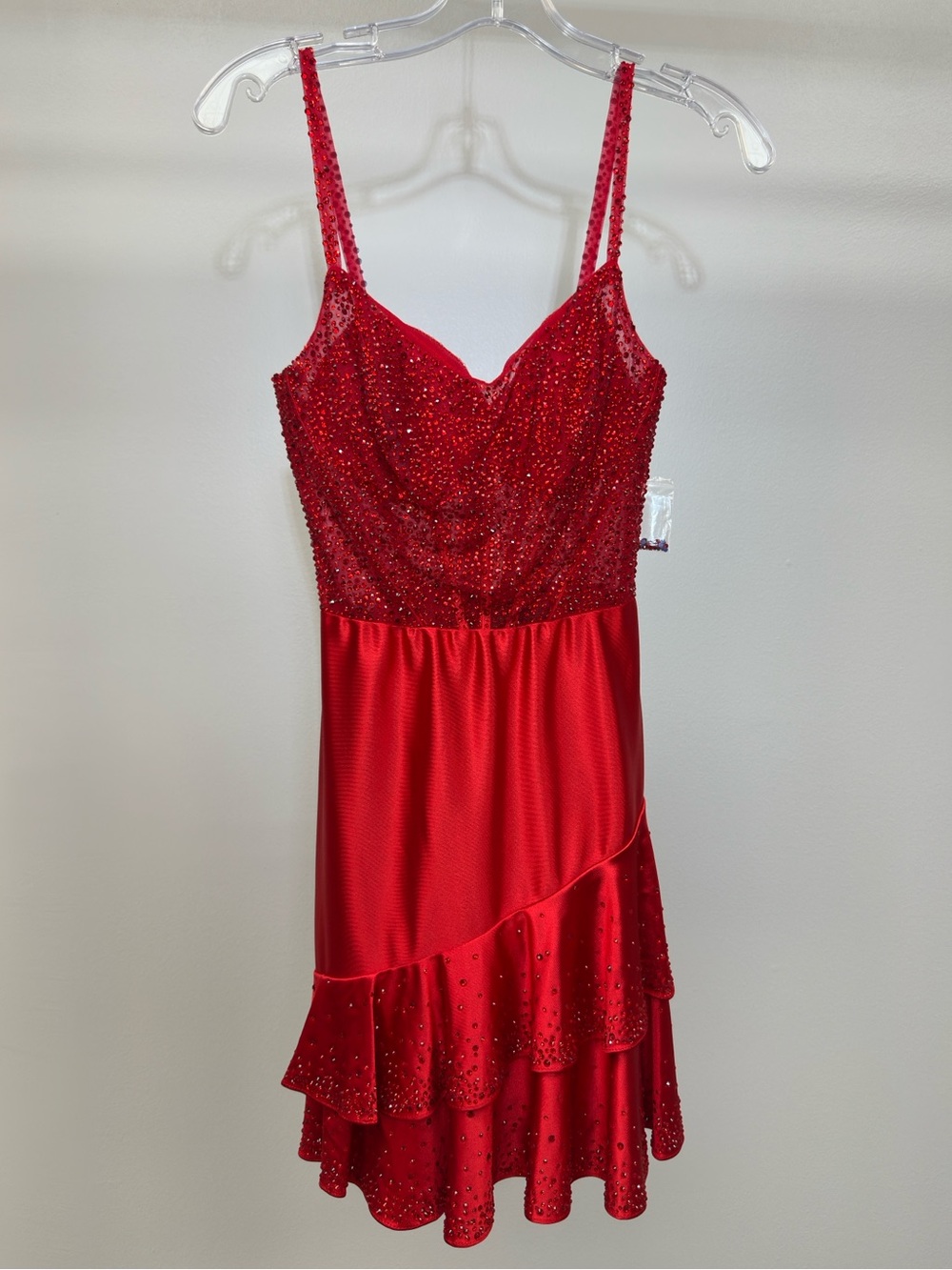 Red Beaded Dress